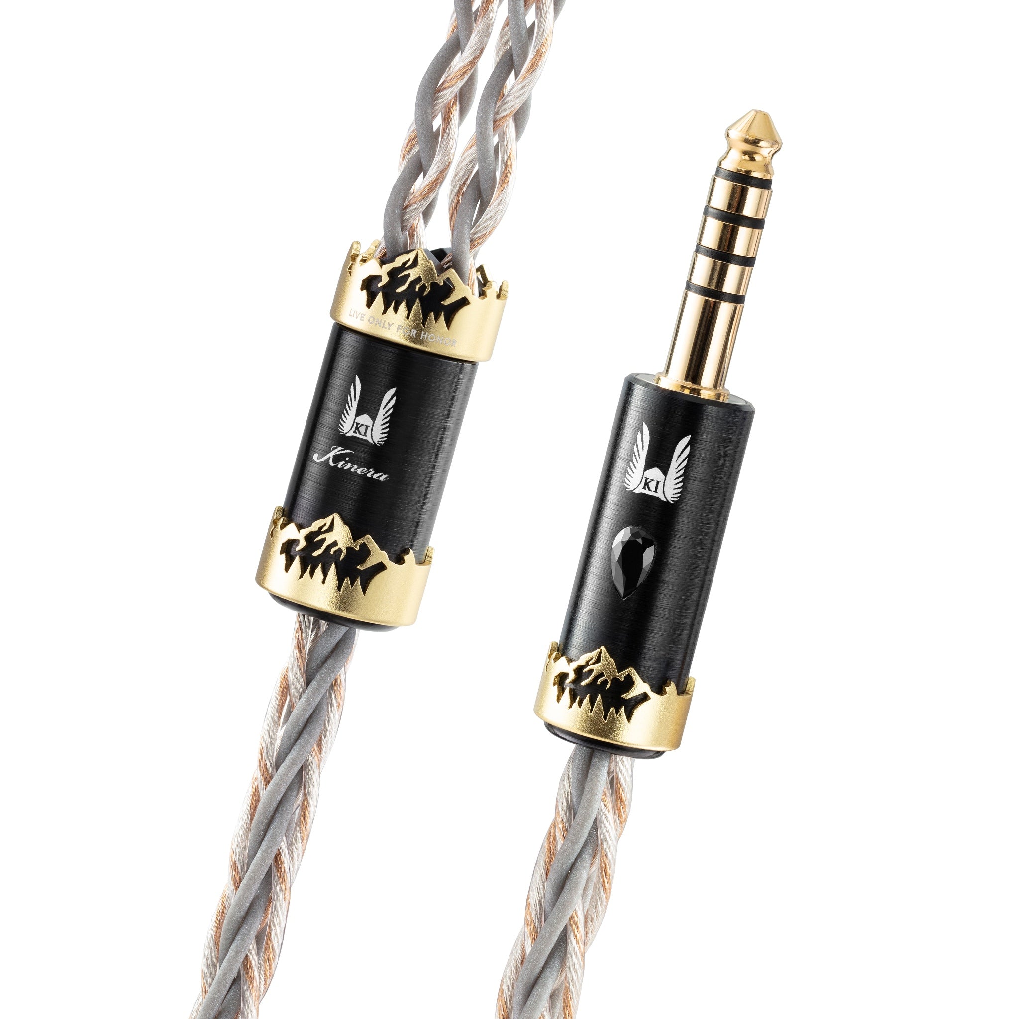 Kinera Imperial×Effect Audio Orlog 8Core Kinera x Effect Audio Orlog Gold and Silver IEM Upgrade Cable