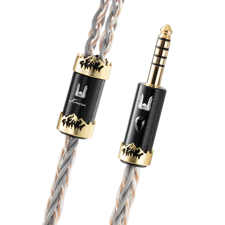 Kinera Orlog eight core cable over white background