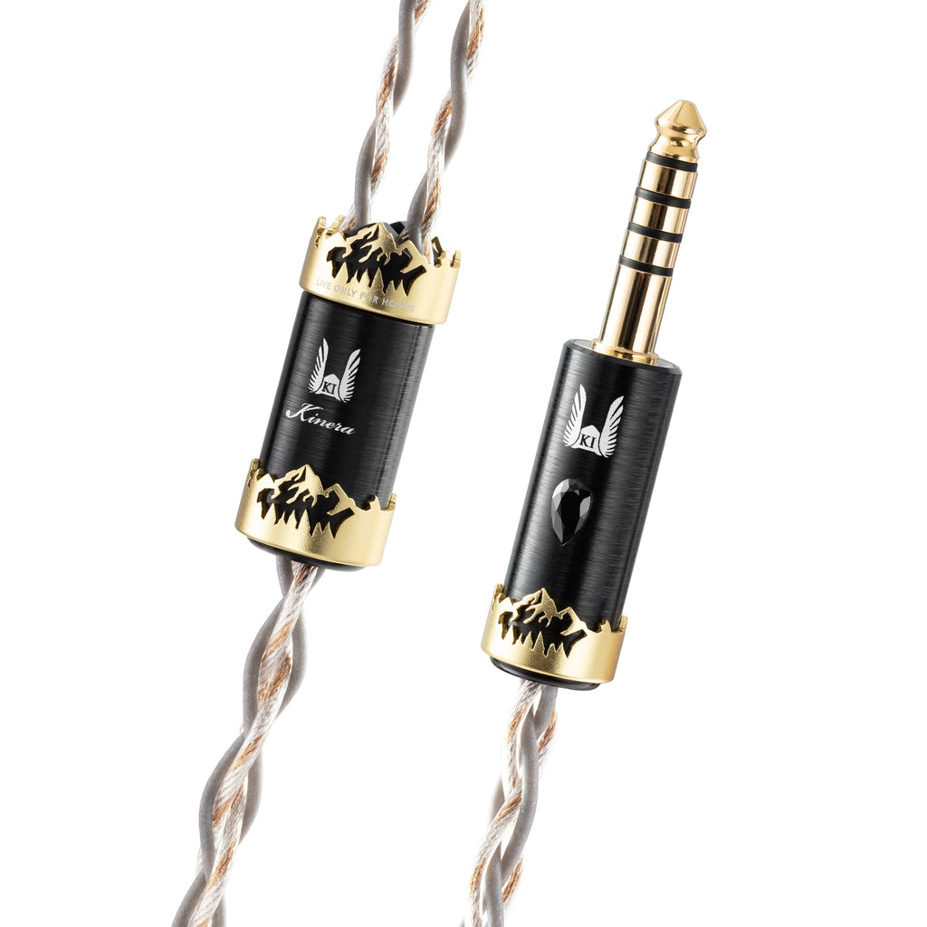 Kinera x Effect Audio Orlog Gold and Silver IEM Upgrade Cable