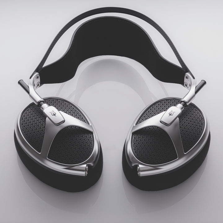 Meze Audio Elite Aluminum showing rotated earcups