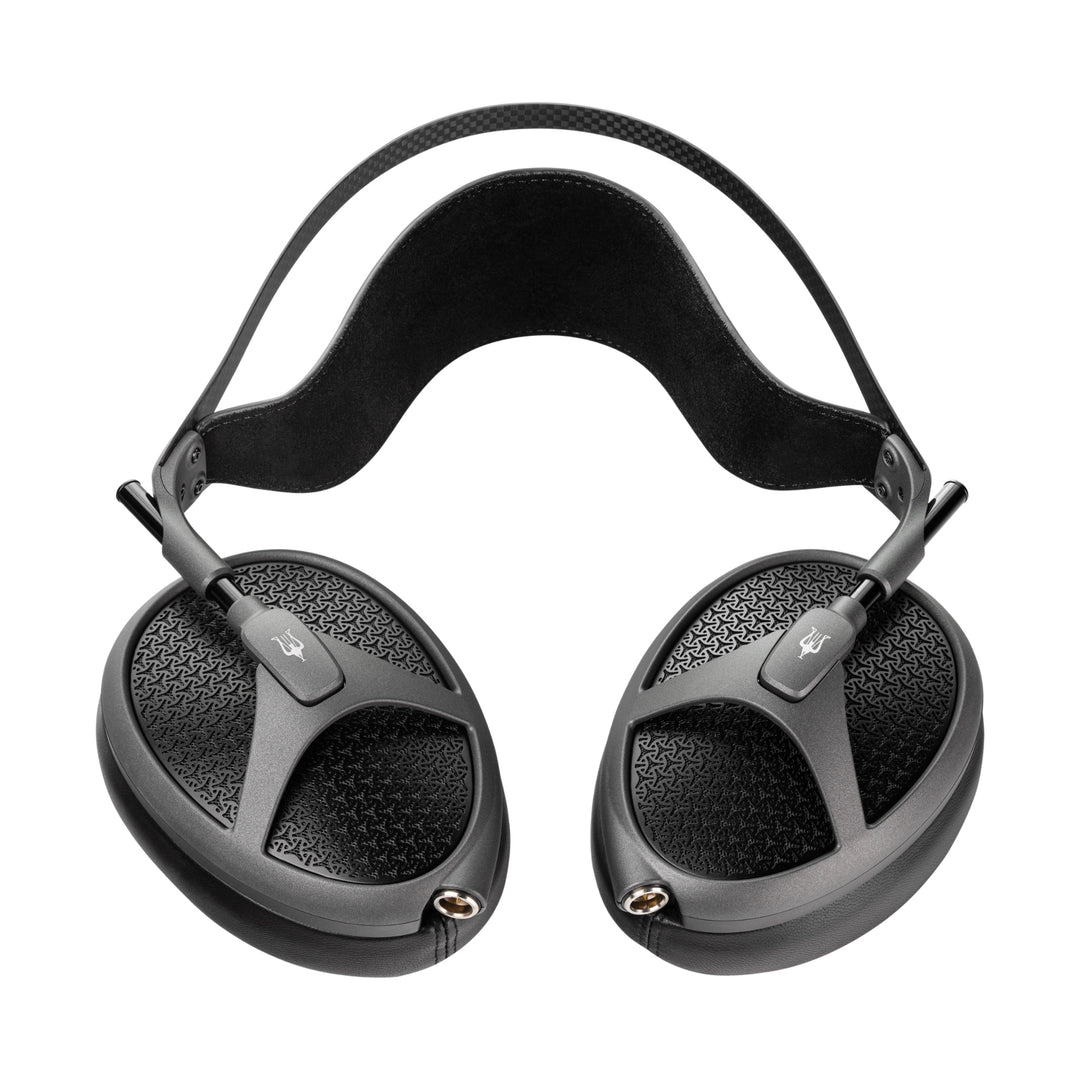 Meze Audio Elite Tungsten showing rotated earcups